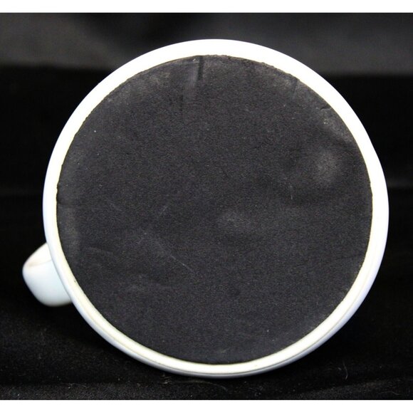 Vtg 80s 90s The Working Woman No Spill Coffee Mug White Curved Graphic Cup Funny - Picture 6 of 6